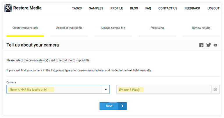 Select Your Device Model